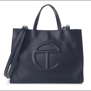 Telfar Medium Shopping Bag in Navy